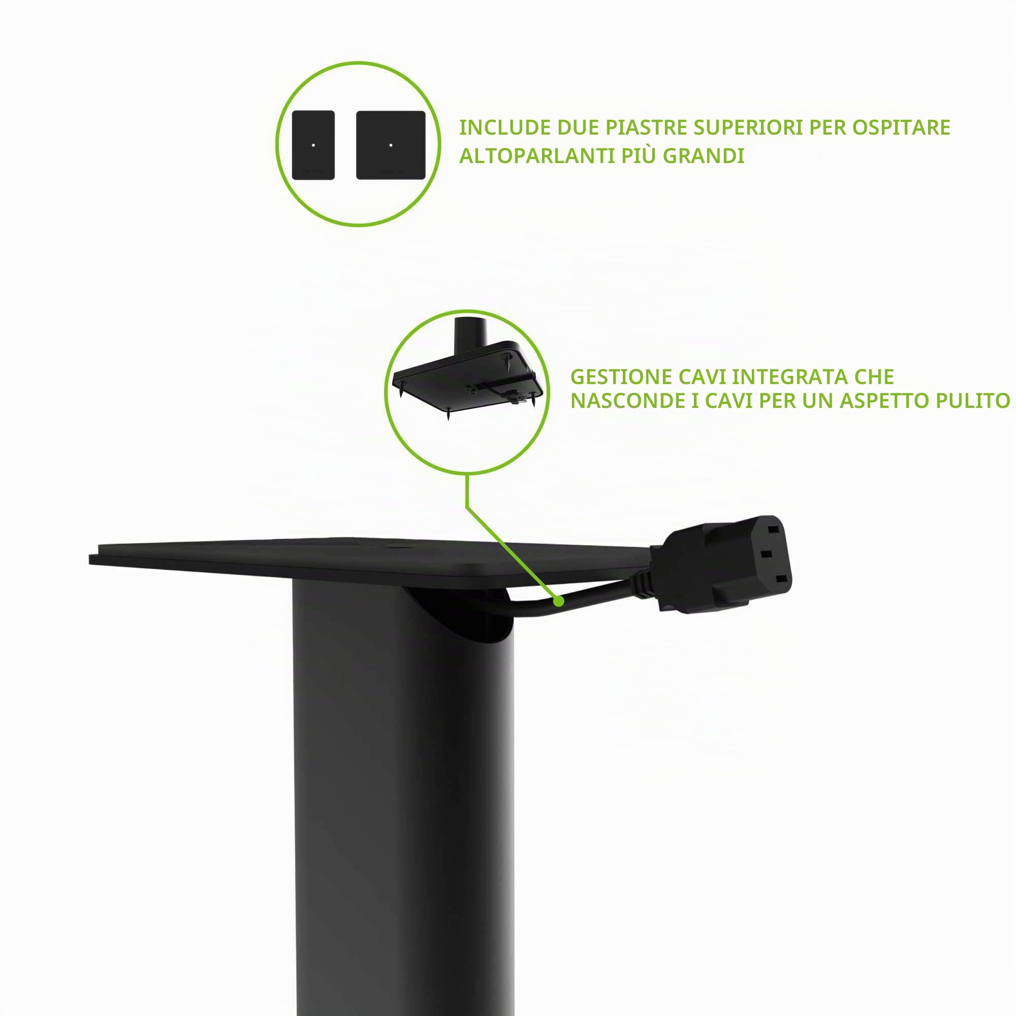Kanto SP26PL 26 Bookshelf Speaker Stands (Black)