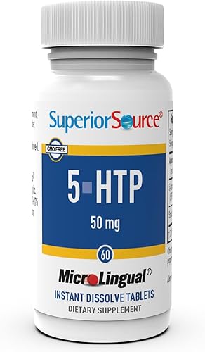 Miniatura 4 de Superior Source 5-HTP Suplementos nutricionales 50 mg 60 unidades