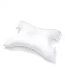 Travesseiro de Apoio Lombar para Amamentação Travesseiro CPAP por travesseiros com um propósito – tamanho jumbo – Design sem perguntas com recortes co