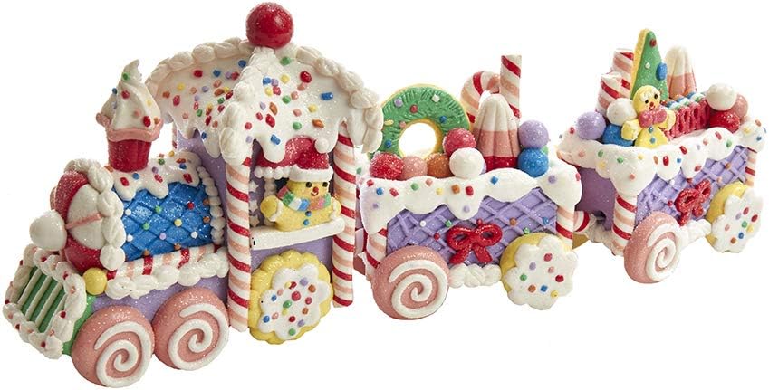 Kurt Adler 14.4-Inch Claydough Train Set