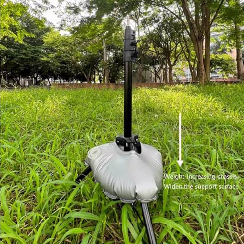 Pantalla de proyector portátil con soporte, incluye bolsa de transporte, 84 pulgadas 16:9 para cine en casa y camping miniatura 6