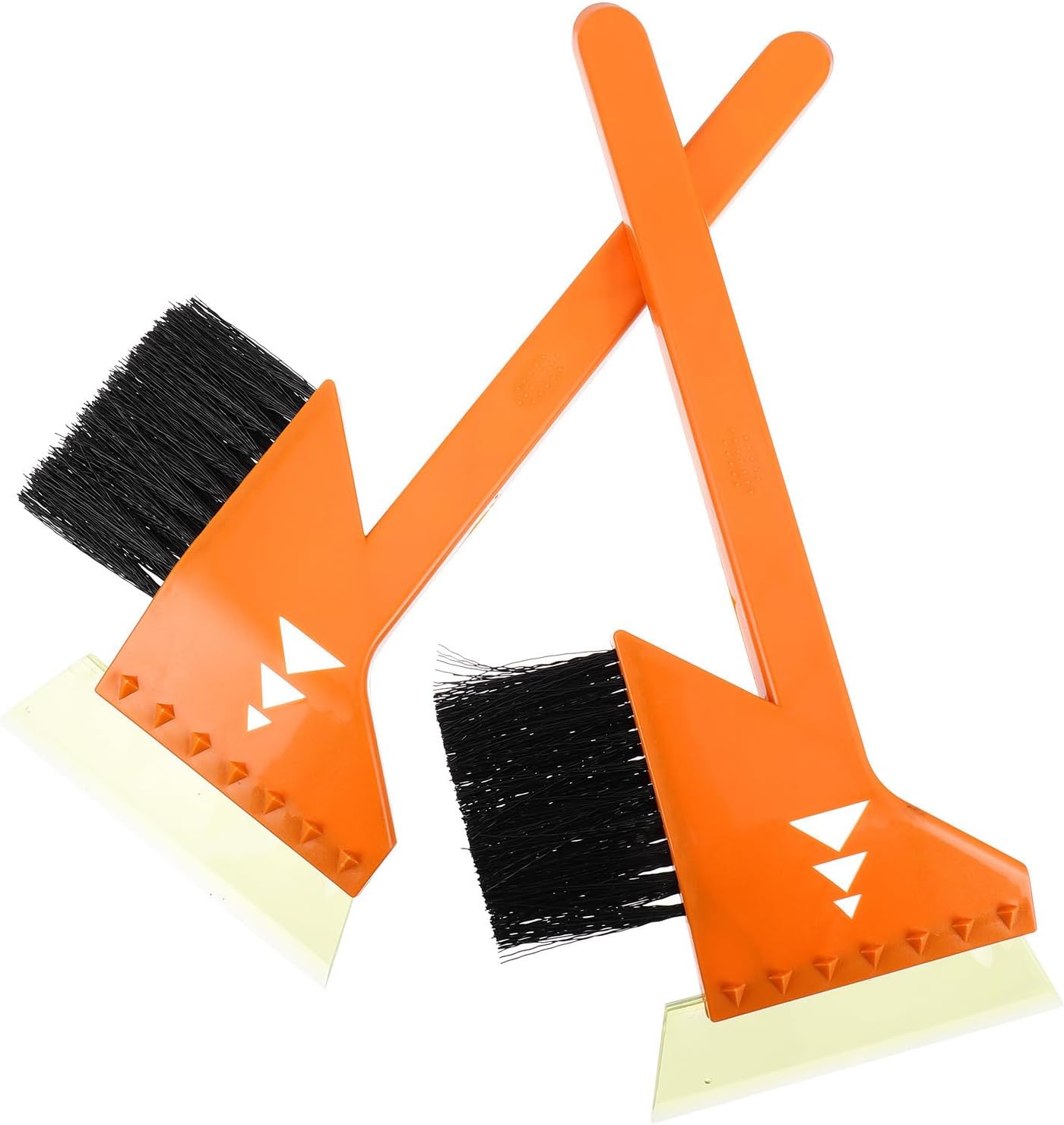 Snow Brush Nylon Material Abs Plastic with Anti-Skid Grip Handle and 2pcs Ice Scraper for Effective Snow Windshield for Winter Driving