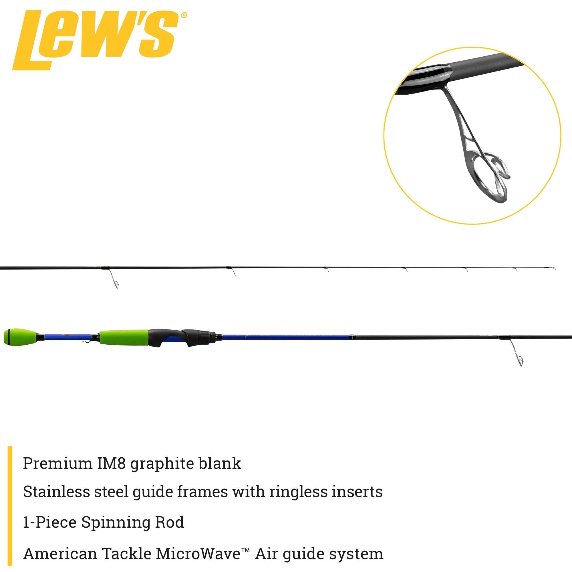 Amazon.com : Lew's Wally Marshall Speed Shooter Spinning Fishing