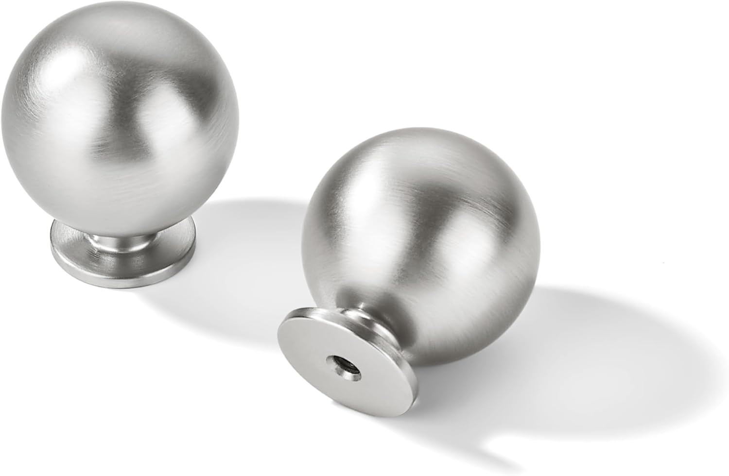 khtumeware Luxury 5-Pack 100% Solid Brass Cabinet Pulls, 5" Center-to-Hole Pulls in Unlacquered Brass Finish for Drawers & Doors