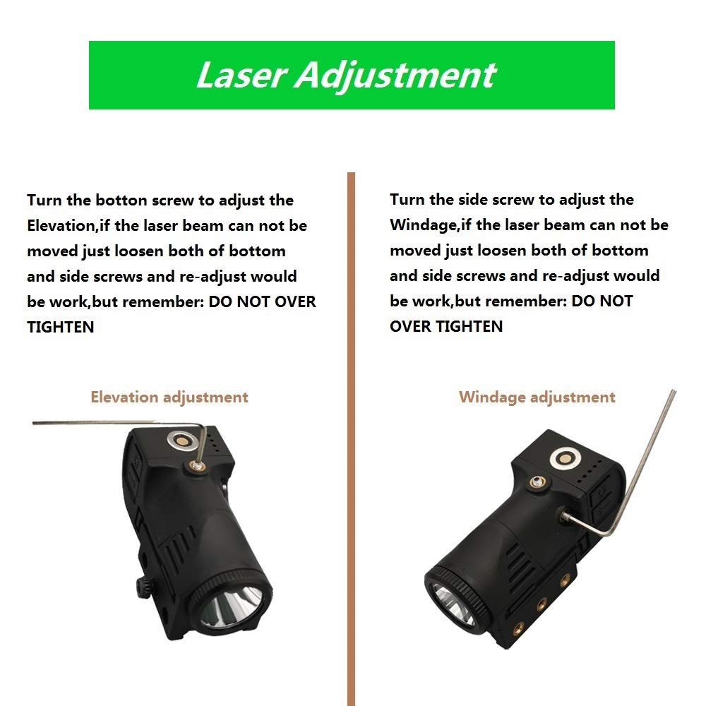 Buy Laswin Tactical Flashlight with Internal Red Laser Sight for
