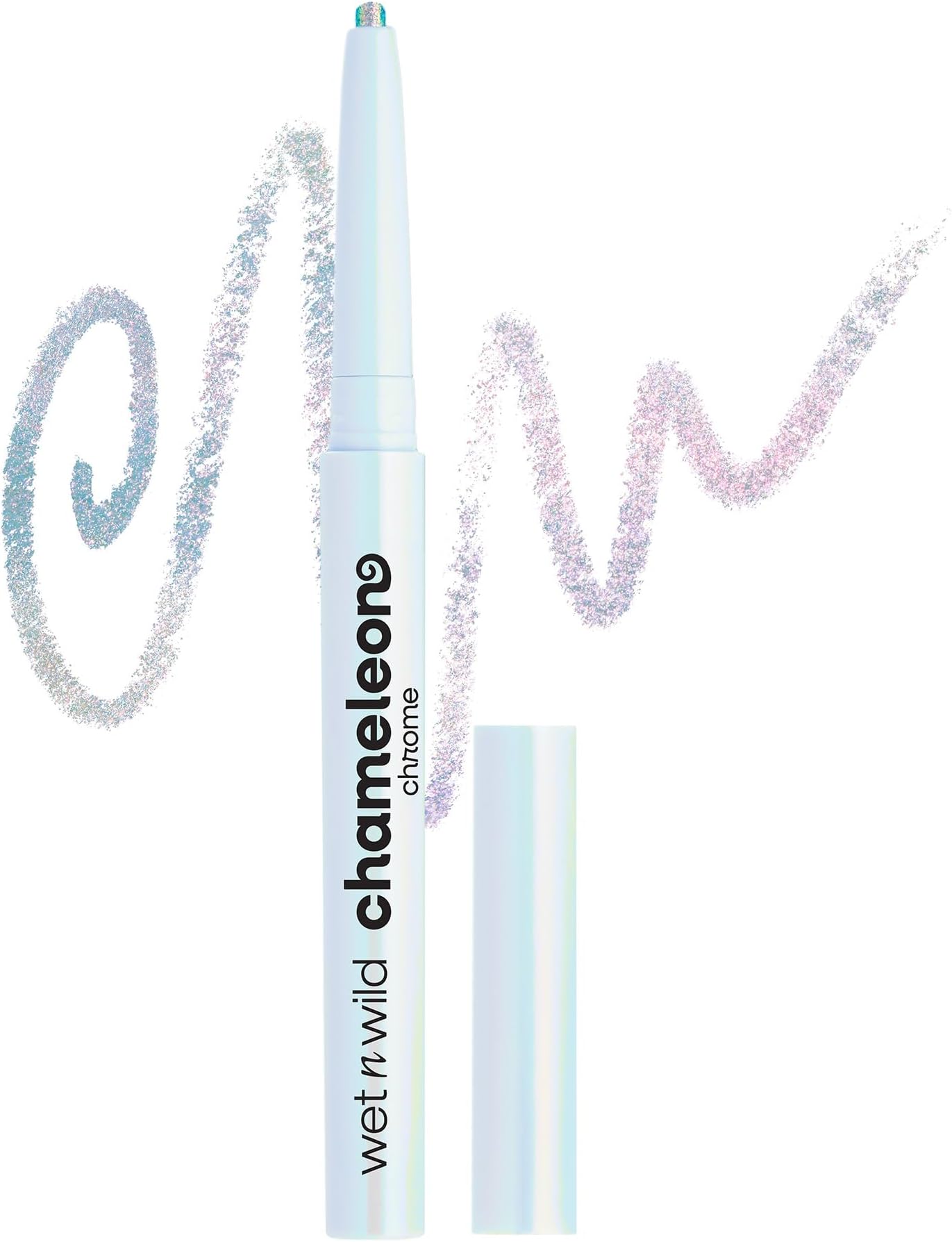 Chameleon Chrome Retractable Waterproof Eyeliner, Light-Reflecting Iridescent Pigments for a Dynamic Color Shift, Smudge-Proof and Long-Lasting 18-Hour Wear, Electric Prism