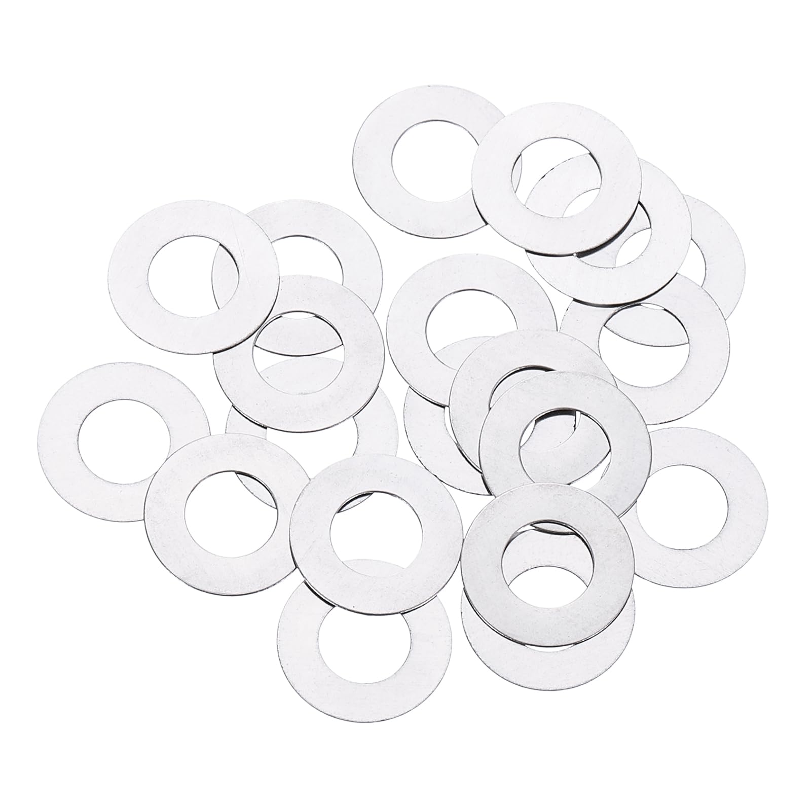 QUARKZMAN M6 Rondelle Piatte in Acciaio Inossidabile 304 Inox, 6x12x0,2mm Distanziatori Piatti Ultra Sottili per Viti Bullone, Riparazioni Elettroniche, Automobilistiche, 50 Pezzi