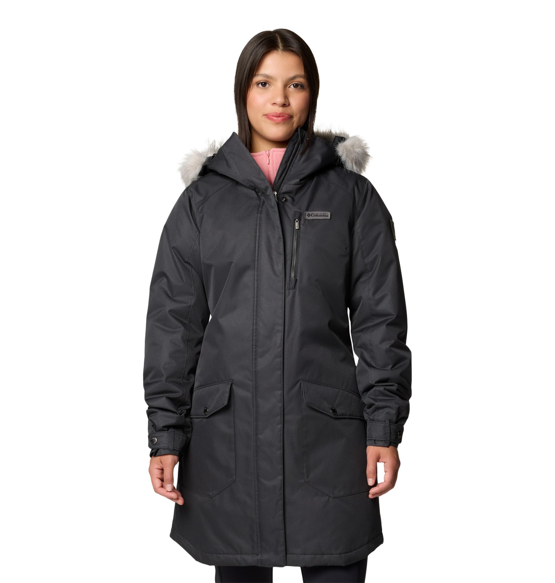 Columbia Women's Suttle Mountain Long Insulated Jacket, 2024 Black, Medium