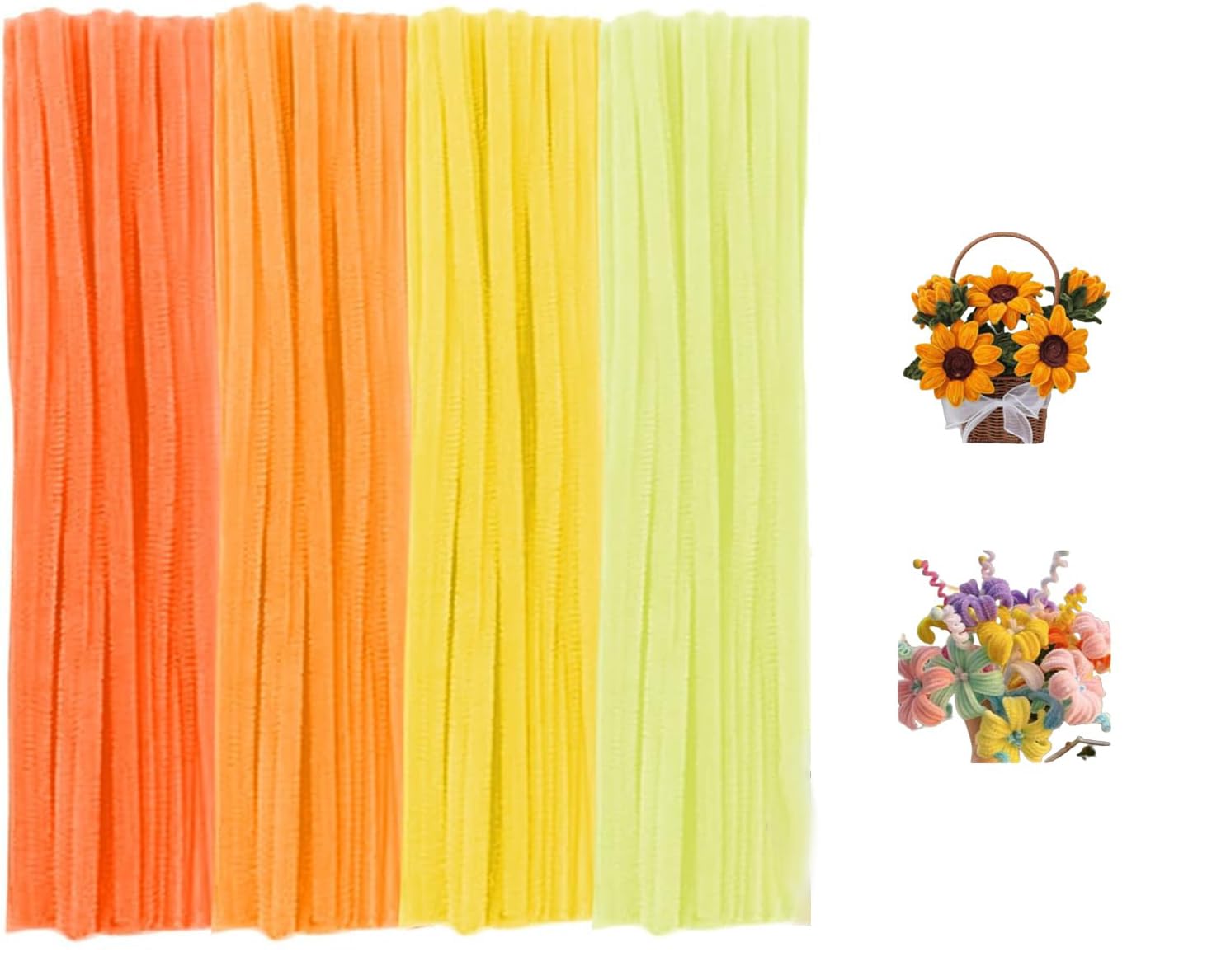 Amazon.co.jp: 手芸モール カラーミックス ブルー系 6 mm 約100