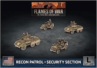 Flames of War: Late War: United States: M8 Recon Platoon / Security Section (UBX79)