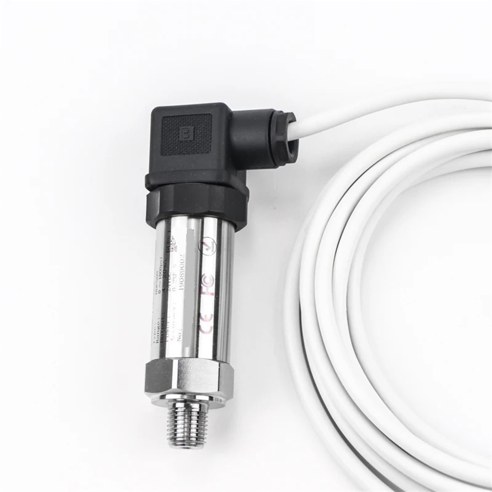 4-20mA 0-10V Pressure Transmitter Stainless Steel Water Pressure Sensor Sensor(0-100Kpa 4-20mA,1/2NPT)