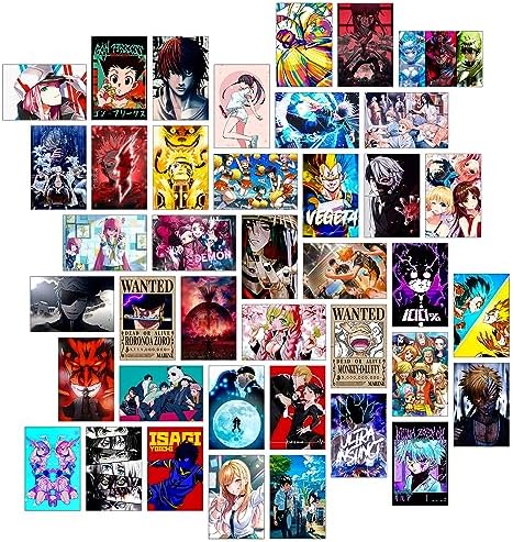 Thepaper9store Naruto Wall Posters Anime Room Decor Self Adhesive Wall