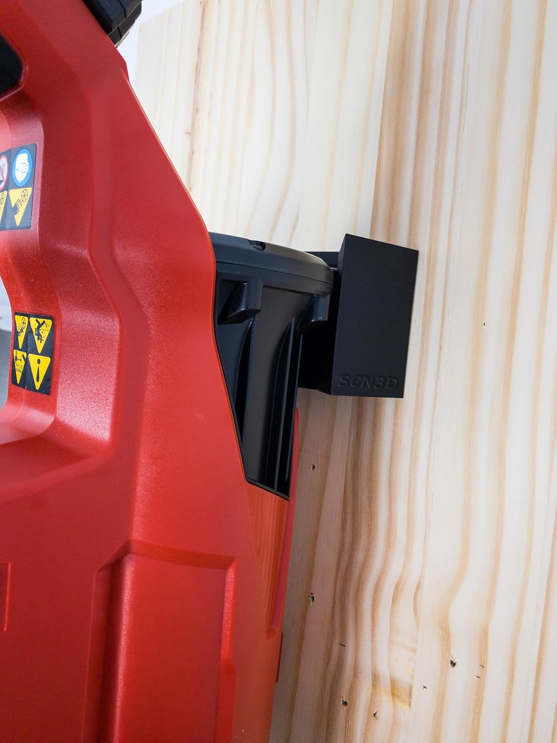 Milwaukee M18 - Soporte de pared para soplador de hojas de combustible, compatible con 2724-20 y 2724-21, soporte de pared para soplador de hojas para almacenamiento de garaje, fácil instalación con