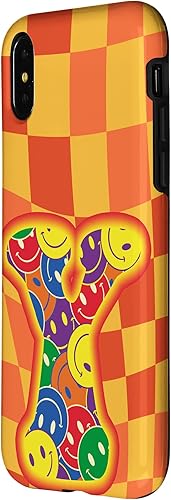 Miniatura 8 de iPhone 12 Pro Max Groovy Retro Happy Pride Letter Y Initial Name Monogram Bi Case