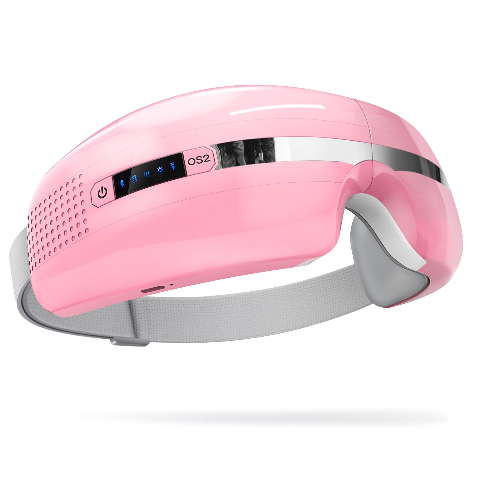 klobela FSA HSA Eligible Eye Massager with Heat for Migraines with Compression and Music, Rechargeable Smart Eye Mask Massager Reduce Eye Strain Dry Eye Improve Sleep, Ideal Gift for Men/Women