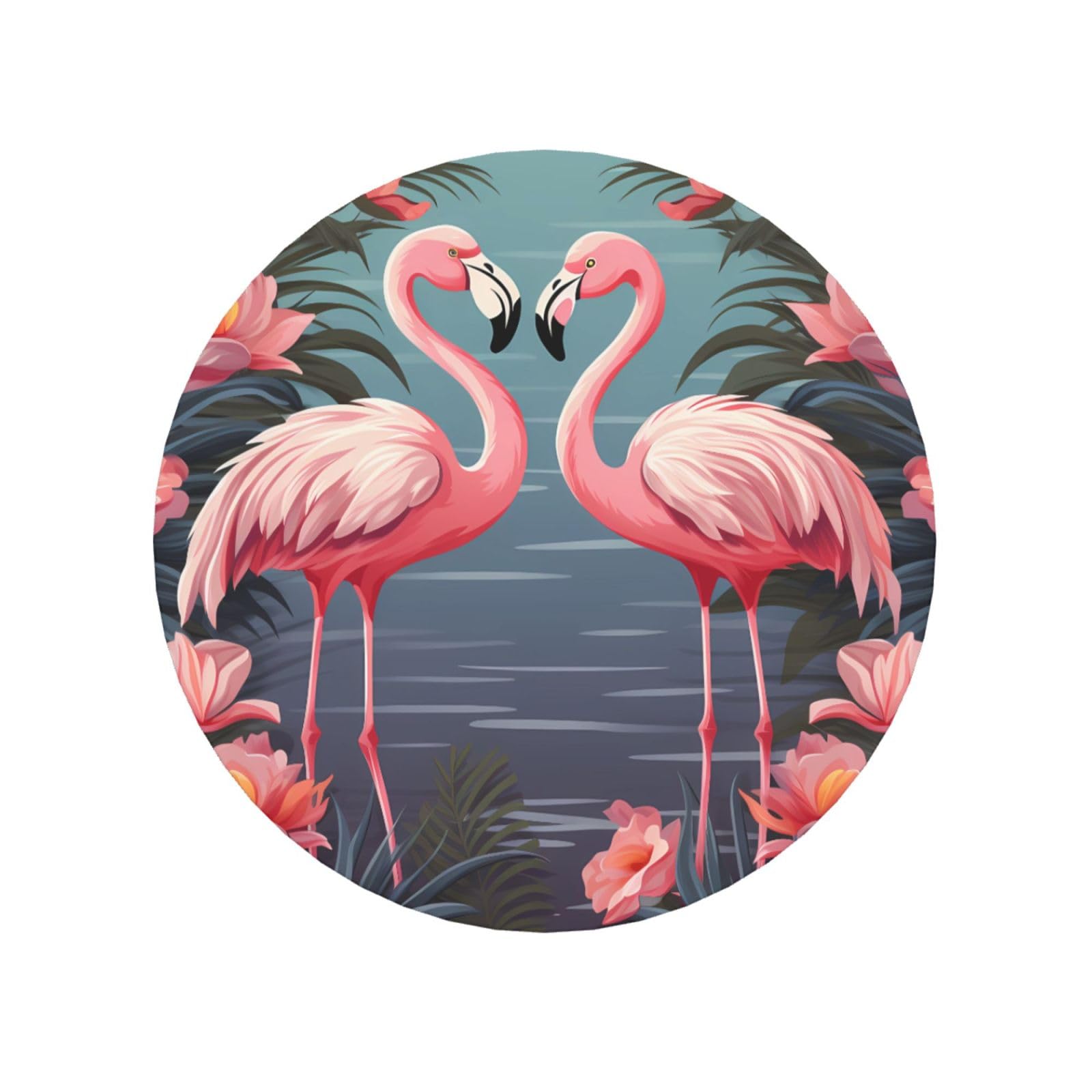 Flock of Tropical Flamingos Fridge Magnets Cute Strong Refrigerator Magnets Fun Magnet for Locker Office Whiteboard Decor, Door Magnets Decorative Magnetic Stickers for Home Decor