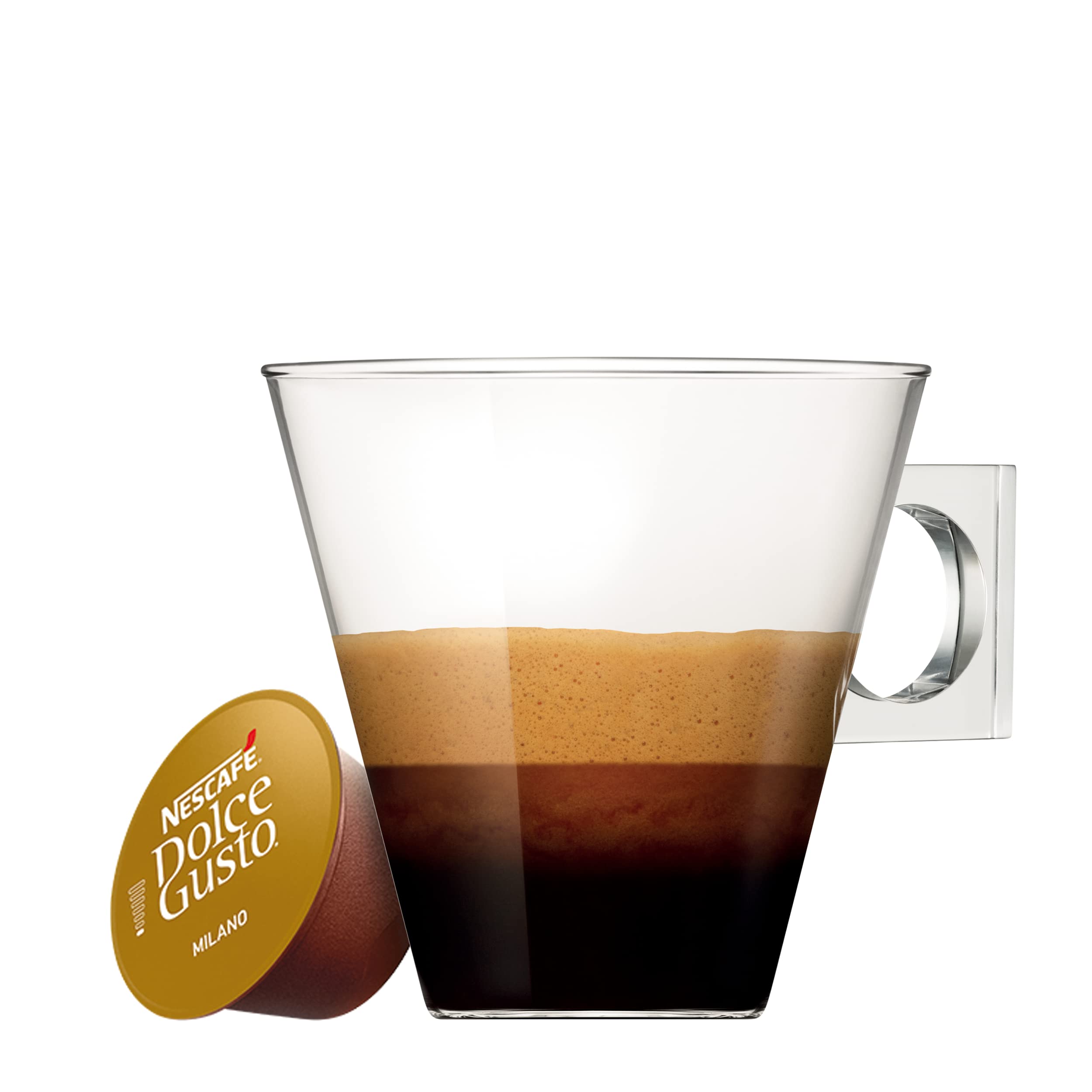 Nescafé Dolce Gusto Espresso Milano – Café – 96 cápsulas (Pack de 6 cajas x 16)