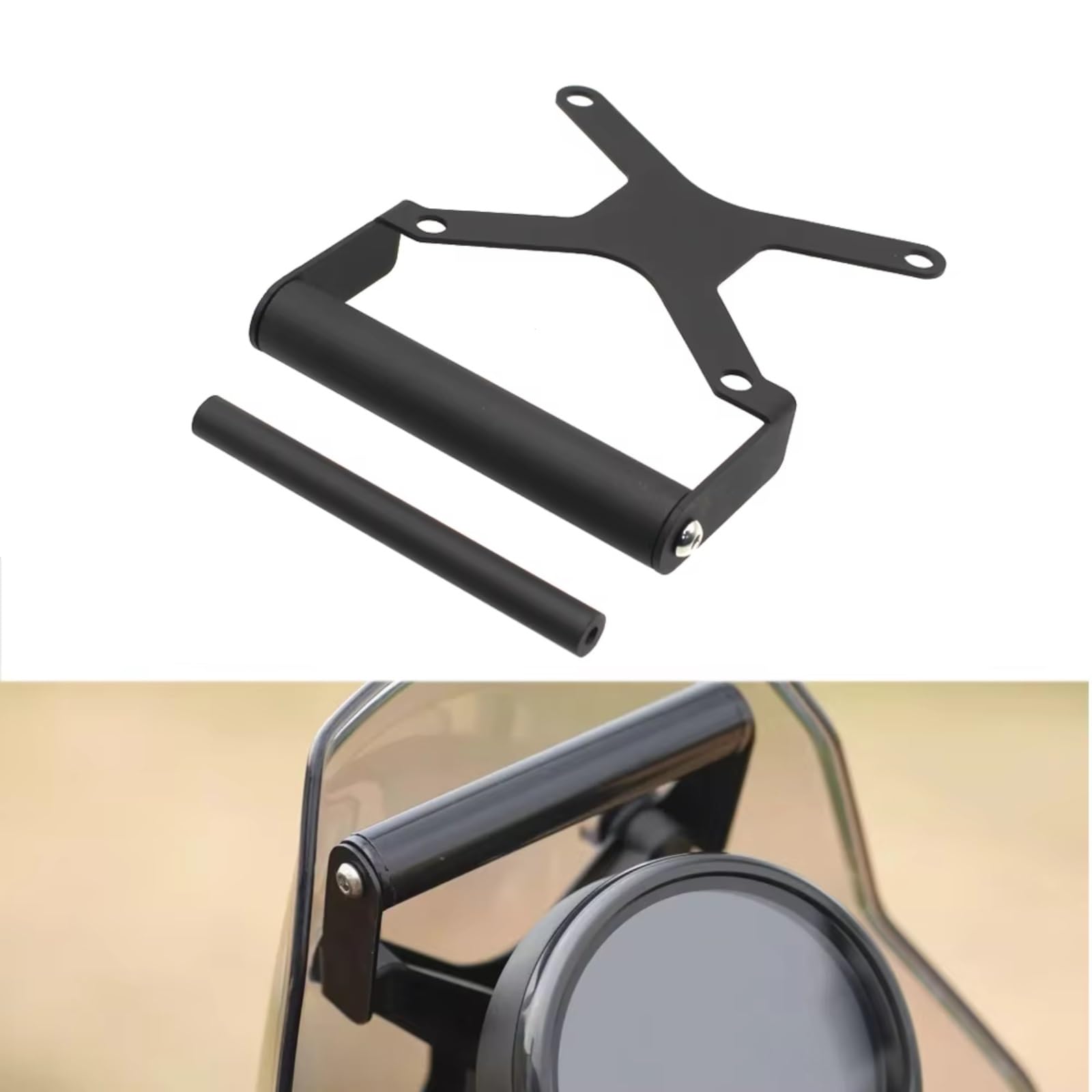 Supporto Telefono E GPS Per Royal Enfield Himalayan 450 2024, In Alluminio, Compatibile Con Manubrio Da 12-22 Mm, Facile Da Montare