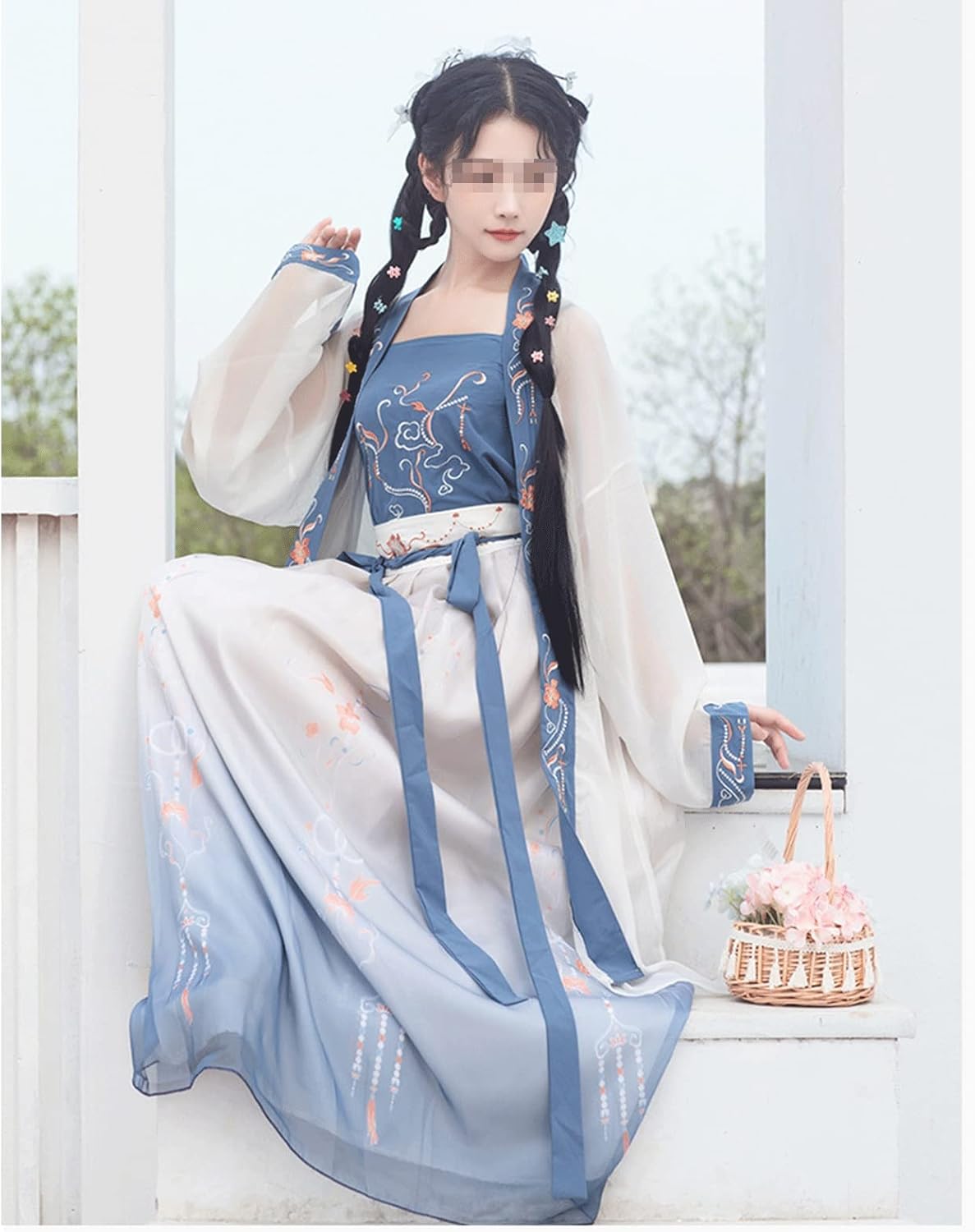 Amazon.co.jp: [SHAPLE] 中国風の漢服の婦人服、王女の民族舞踊の衣装