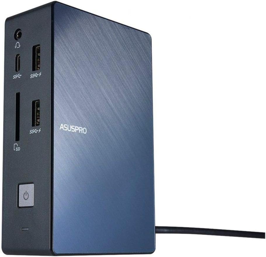 ASUS 90NX0121-P00470 SlimPro dock easy to connect and extend all SIMPRO black