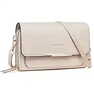 Roulens Small Crossbody Bag for Women,Cell Phone Purse Women's Shoulder Handbags Wallet Purse with Credit Card Slots