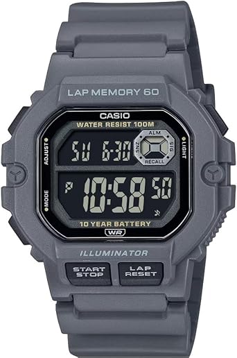 Casio WS-1400H Lap Memory 60 Sports Watch &ndash; Reliable Timer & Stopwatch