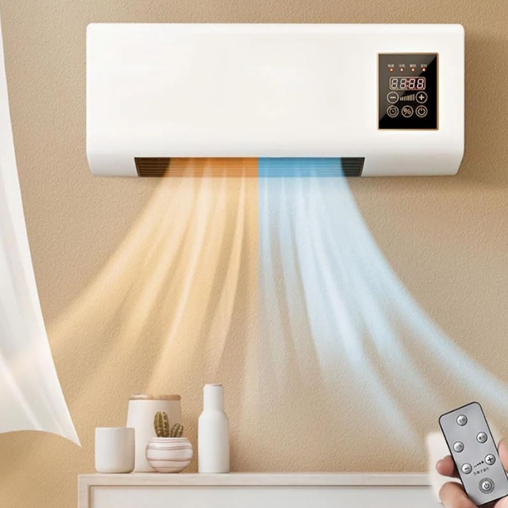 Aire Acondicionado portátil, Unidad de Aire Acondicionado de Pared, Mini acondicionador Ultra Potente con Control Remoto, Temporizador y deshumidificador para Enfriar Habitaciones #a