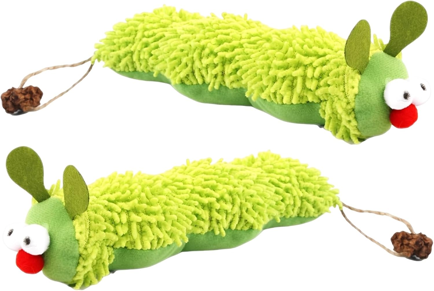 WPNCYK 2pcs Catnip Toys For Cats, Catnip Toys, Speedy Panther Cat Catnip Toy For Indoor Cats,Cat Chew Toy For Teeth Cleaning, Bite-Resistant Plush Caterpillar Design, Dental Health Benefits