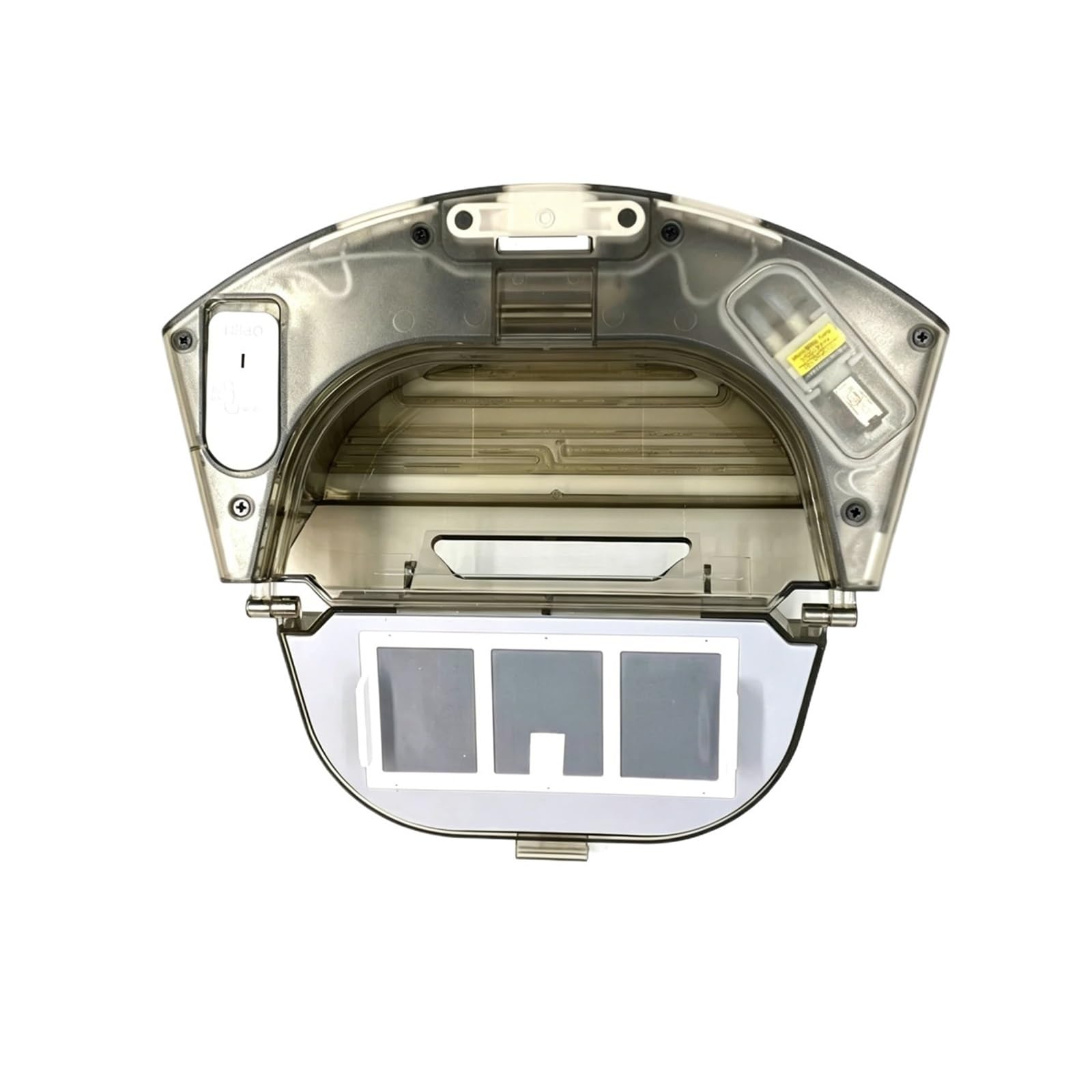 GENTERUN 2 In 1 Water Tank With Dust Box,Compatible For Imou, RV-L11-A Robot Vacuum Cleaner Accessories Parts With Filter(WHITE 1pcs)