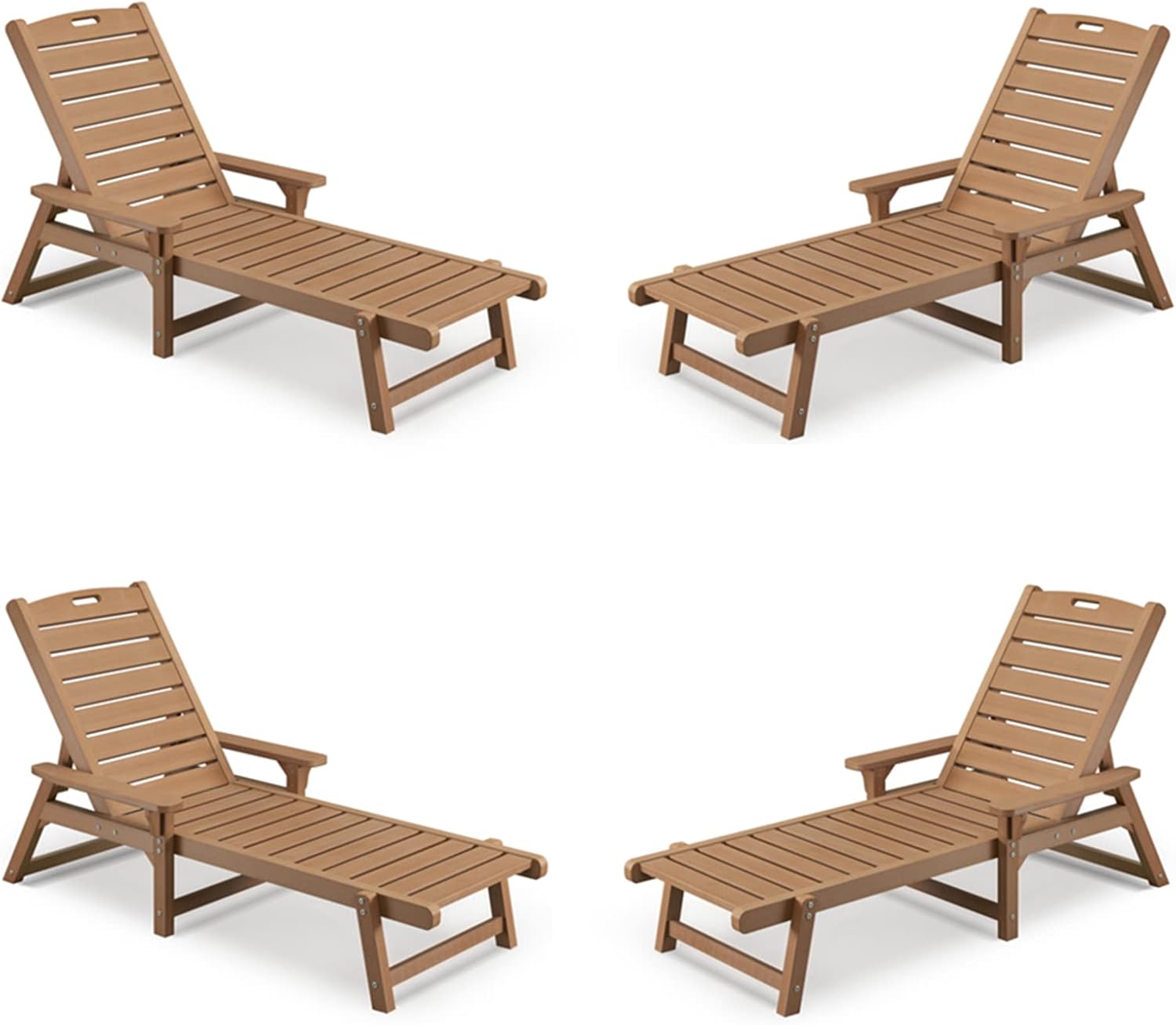 Amazon.co.jp Psilvam シェーズラウンジ 4点セット 調節可能な背もたれ付きラウンジチェア 最大350ポンド 全天候型