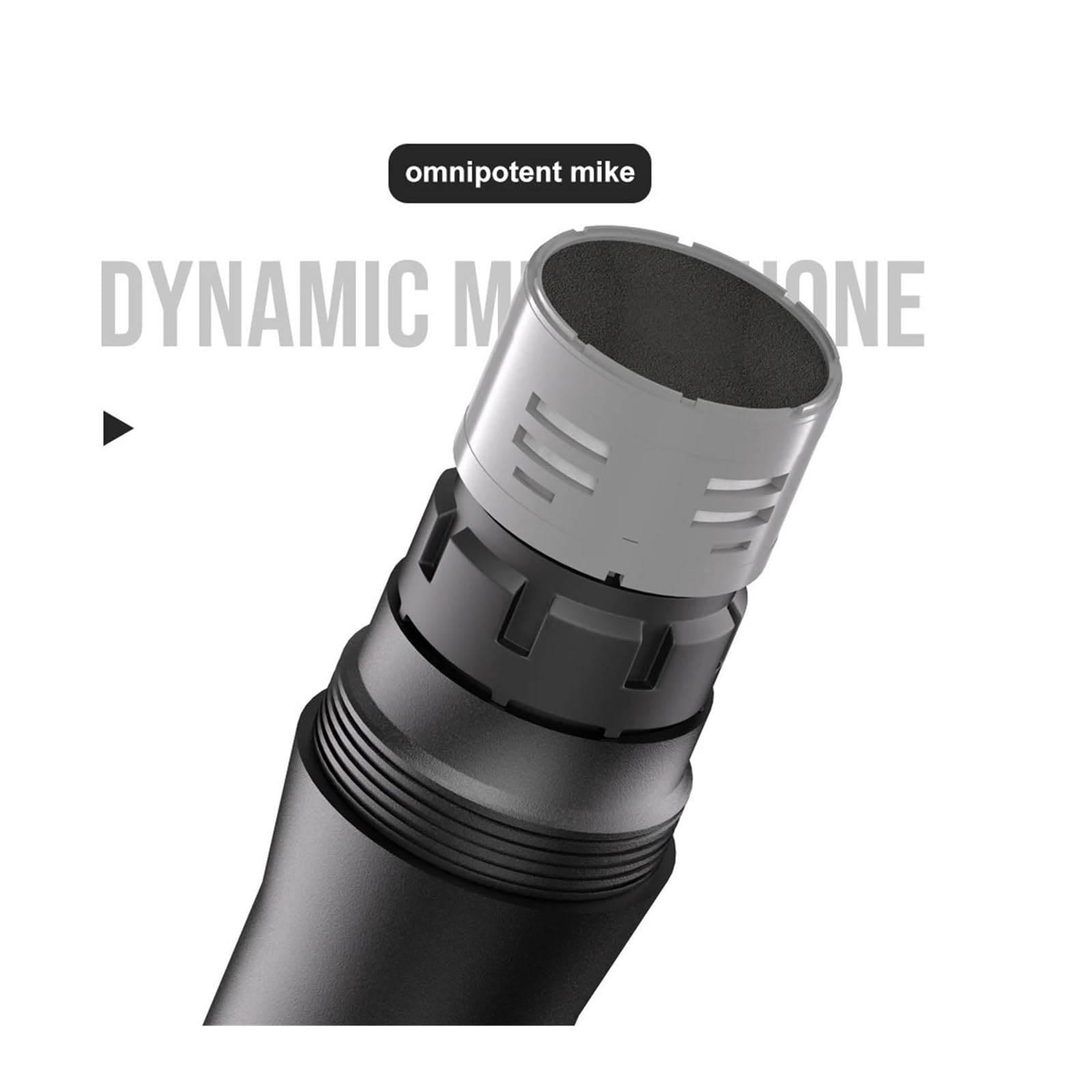 Microphone Sans Fil, Système De Karaoké À 2 Canaux, Avec Récepteur Rechargeable, Micro Portable For Haut-parleur Fête D'église Captation Sonore Claire