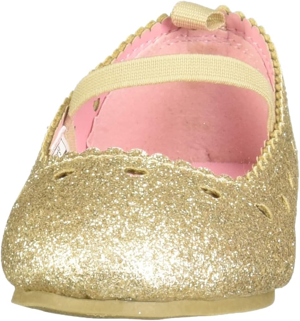Carter's Girls' Ellaria Ballet Shoes, Gold