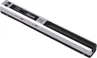 Scanner portátil iScan Mini scanner portátil para documentos A4, scanner para livros, formato JPG e PDF, 300/600/900 DPI