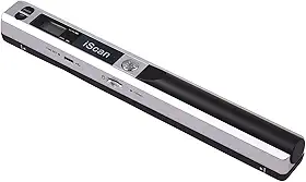 Scanner portátil iScan Mini scanner portátil para documentos A4, scanner para livros, formato JPG e PDF, 300/600/900 DPI