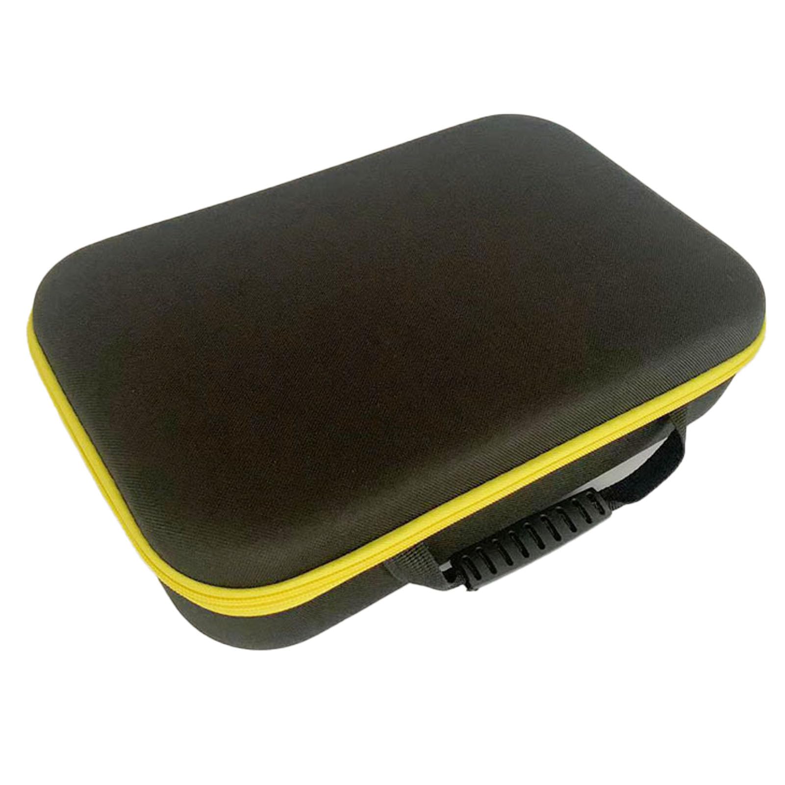 Tool Bag Ox Cloth Empty Storage Drill Organizer Zipper Closure Carrying Work Pouch Reusable Outdoor Protective Case,Yellow,L