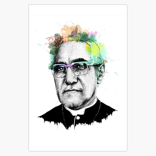 Oscar Romero - Adhesivo decorativo para parachoques (5 pulgadas)