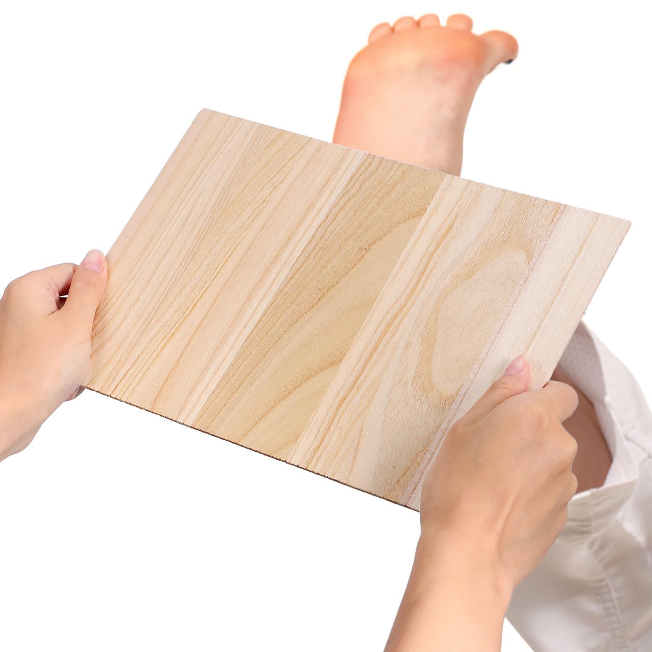 Homoyoyo Taekwondo Breaking Boards Professional Wood Breaking Board Karate Martial Arts Boards for Kids Adults Boxing Equipment- 0. 3cm