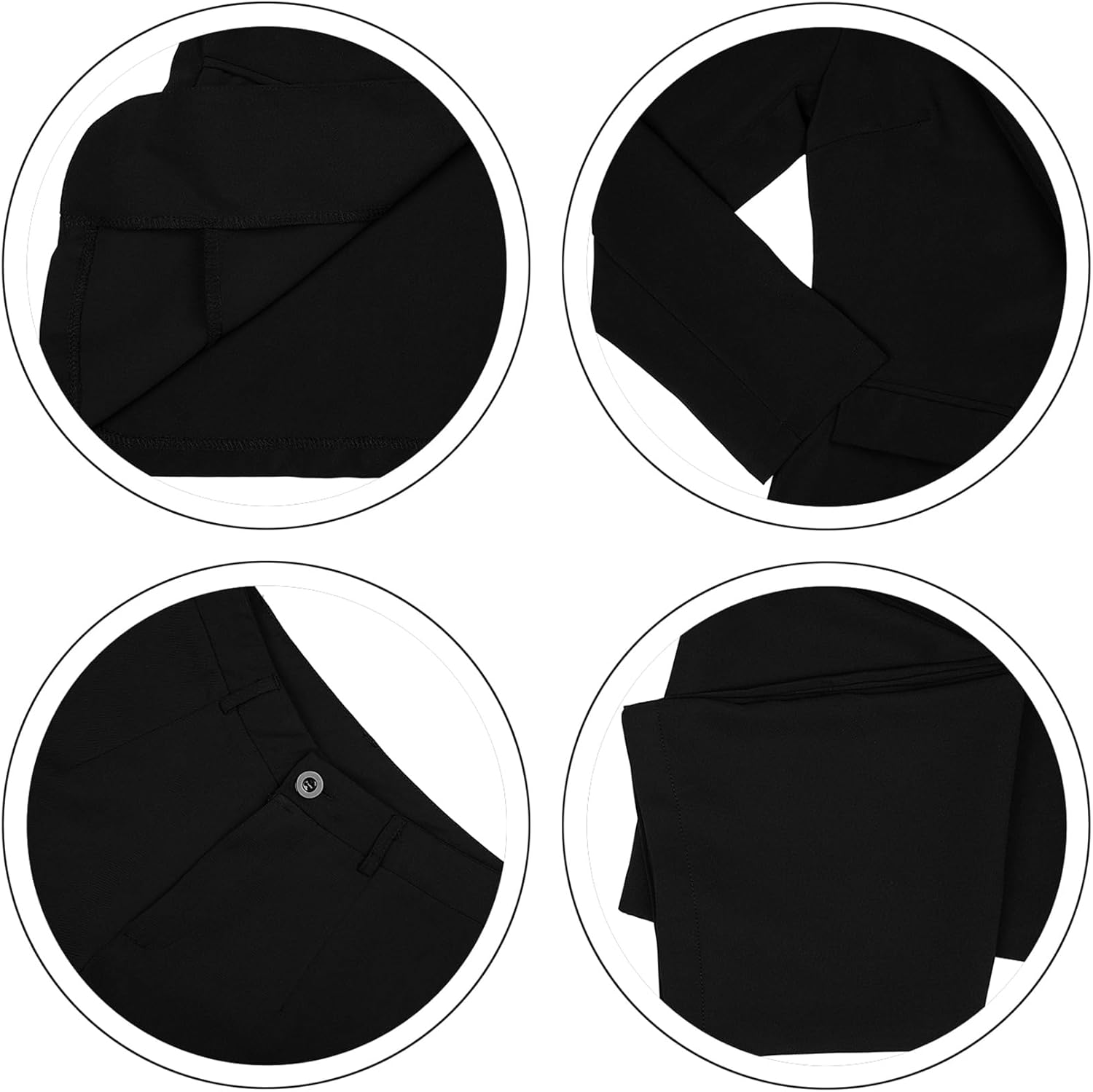 Tcremisa Women's Fashion Fall 2 Piece Pant Suit Dressy Long Sleeve Blazer and Slim Fit Pants Set Business Outfits - Image 5