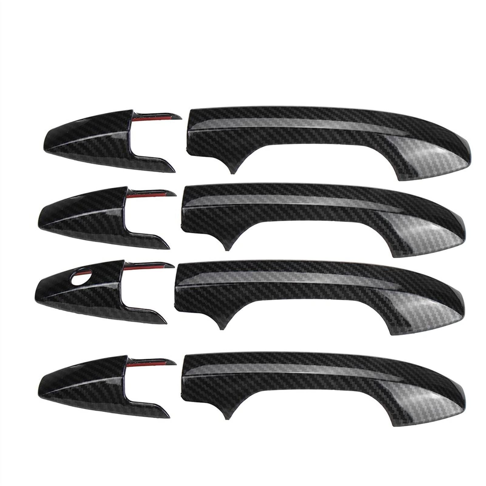 Fahbstr 2 Car Inner Handle For Crv Suv 007-011 Colors Car Door Handle Frame Sticker Styling Chrome Carbon Cover Catch Cap(2)
