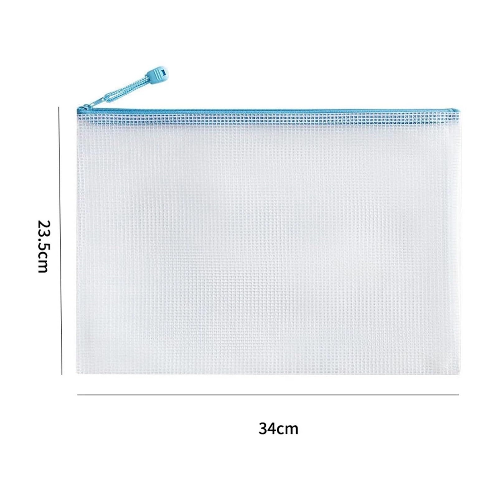 24 sacchetti in plastica per documenti, formato A4, con cerniera, colori misti, per viaggi, scuola, ufficio, organizer per documenti da ufficio