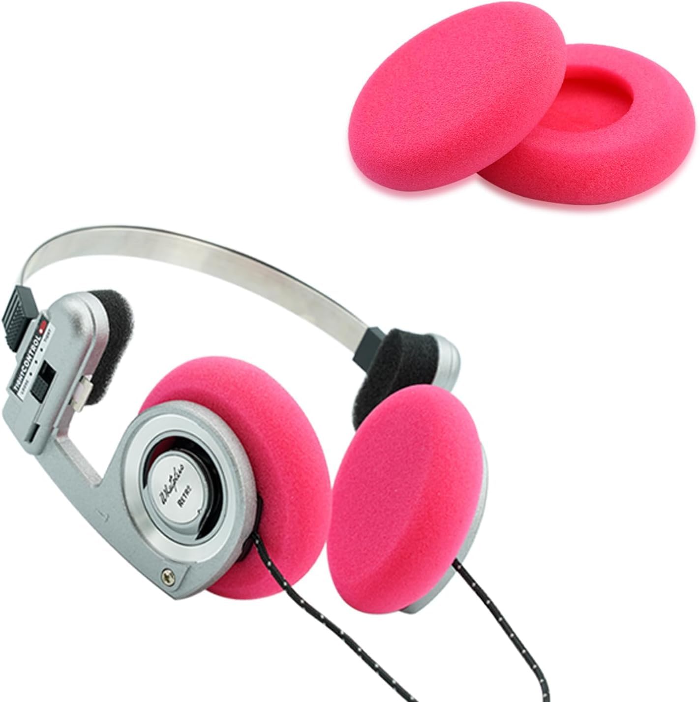 KOSS Porta Pro Wireless ヘッドフォン　イヤーパッド付き Amazon | GVOEARS 交換用イヤーパッドクッション Koss Portapro