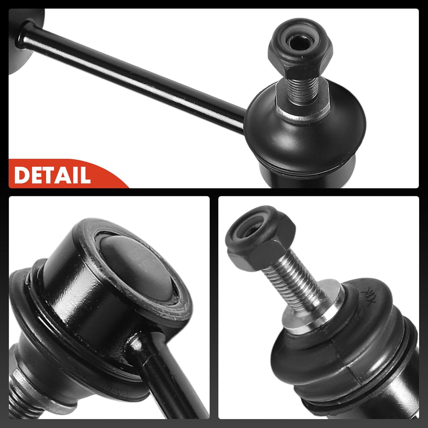 A-Premium 2 x Rear Sway Bar Links Stabilizer Bar Links, Compatible with Tesla Model S 2012-2021