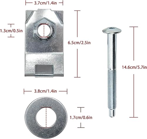Miniatura 3 de Kit de tornillería para montaje de caja de camión para Ford 1999-2016 F250 F350 F450 F550 Super Duty reemplaza 924-311 W706640-S900 W706641-S900
