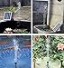 Lewisia 2W Solar Bird Bath Pump with USB Charging for Pool Pond Garden Decoration Solar Powered Water Fountain Pump