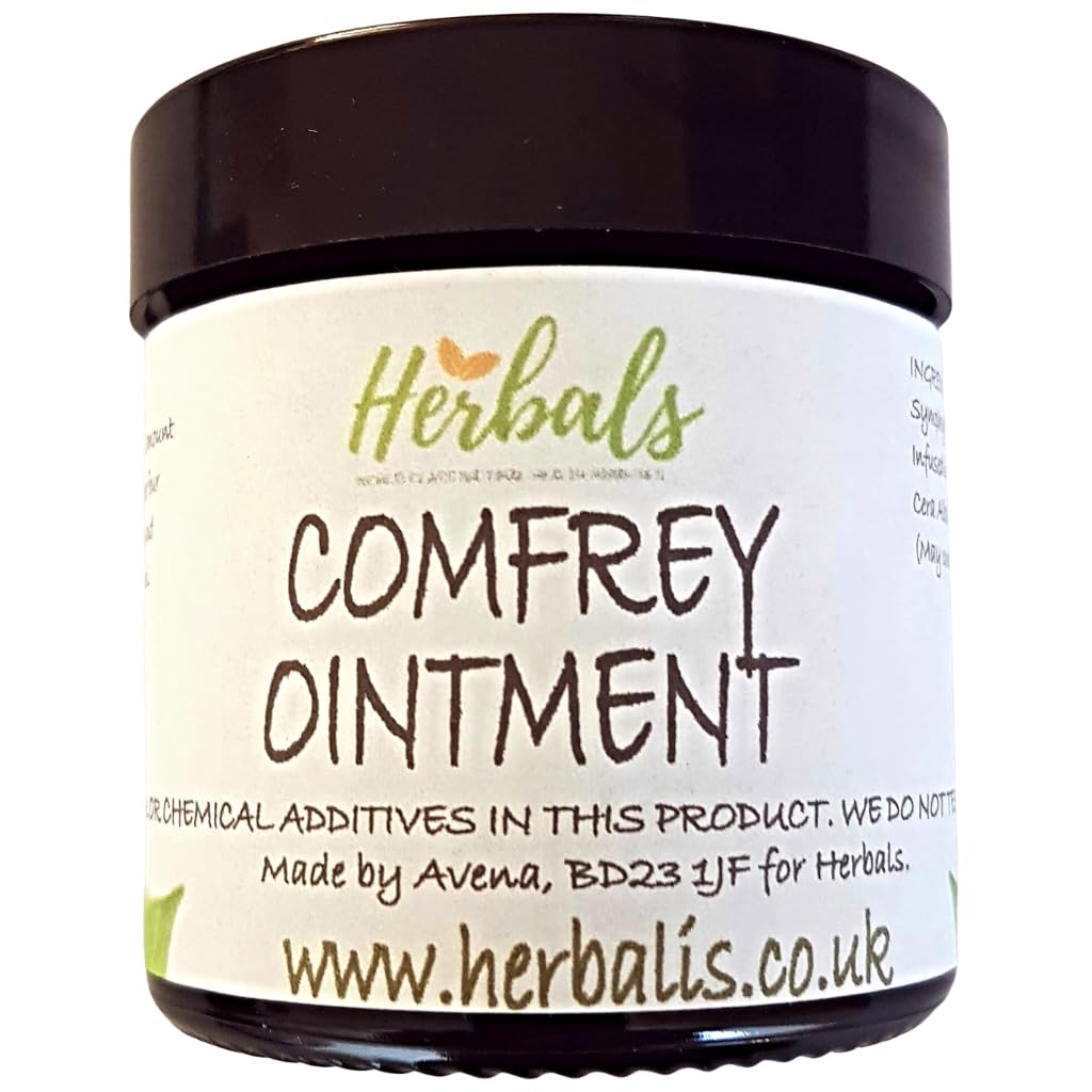 Comfrey Knitbone Ointment Balm (120ml) - Safe Leaf-Only Formula for Muscle & Joint Support
