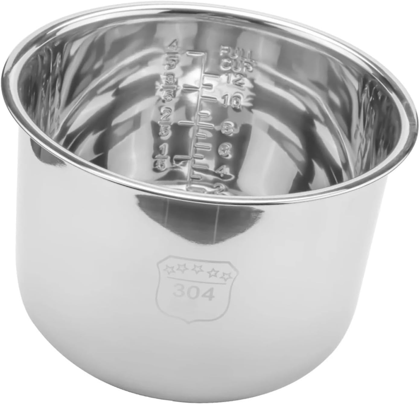 6L Pressure Cooker Inner Pot Rice Pressure Cooker Liner Stainless Steel Inner Pot Minute