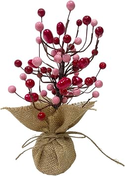 Valentine s Day Gifts Artificial Heart Branch Tree for Love Expression Artificial Heart Tree Bookshelf Window Ornaments Flowers