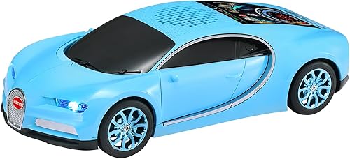 Altavoz Bluetooth de lujo modelo de automóvil deportivo con sonido HD, emparejamiento estéreo TWS, pantalla de visualización, micrófono integrado,