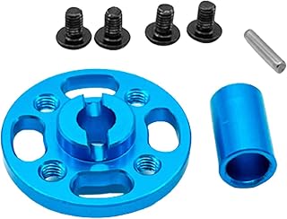 YIJU RC High Speed Gear Set, Upgrade Parts Metal RC Gears for Tamiya TT02 Vehicles Trucks 1/10 DIY Modified, Single Aluminum Kit