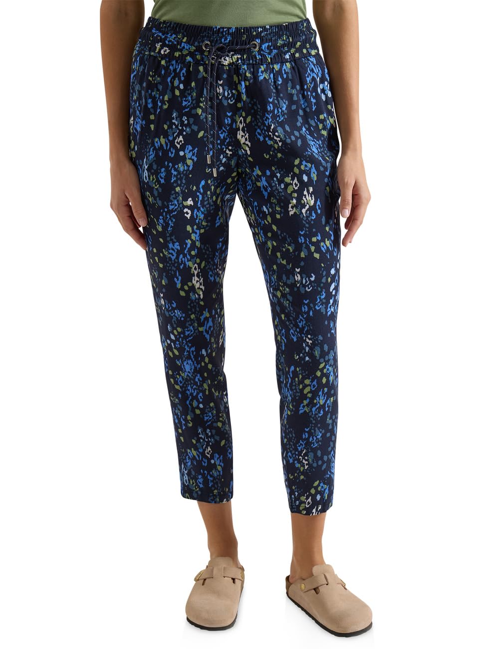 Cecil Damen Mid Waist Slim Leg Hose im Loose Fit